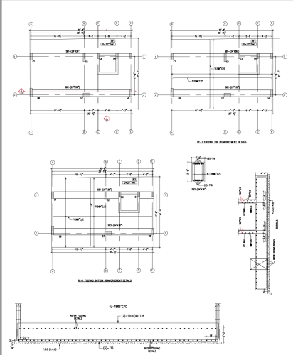 1 a R1_AL_FOOTING AND COLUMN DETAIL